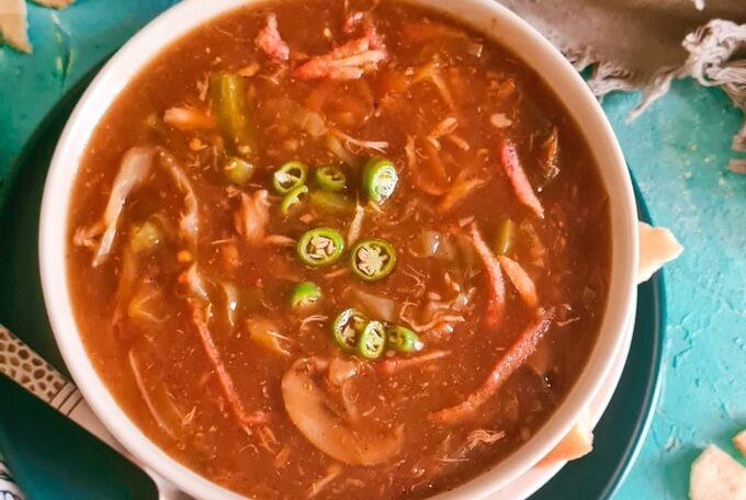 Hot and sour soup Chicken